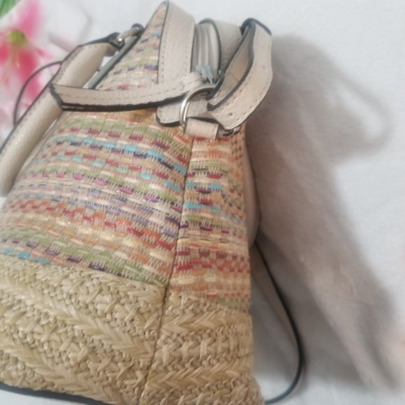 Dana Buchman Faux Leather Woven Tote NWOT - Picture 5 of 12